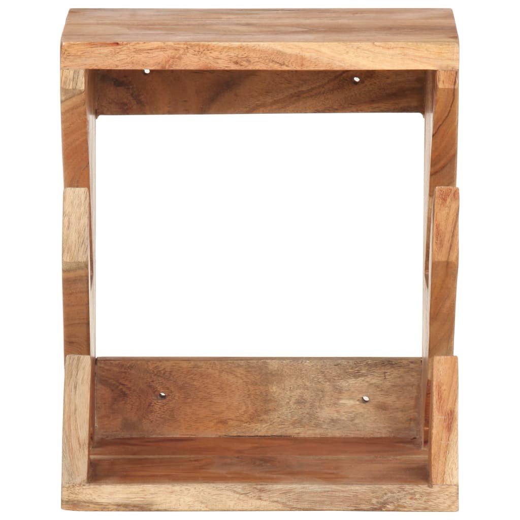 Wall Mounted Skateboard Holder 25x20x30 cm Solid Acacia Wood